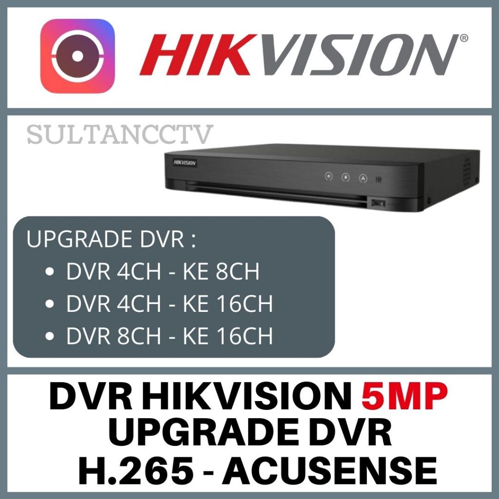 Upgrade DVR HIKVISION 5MP