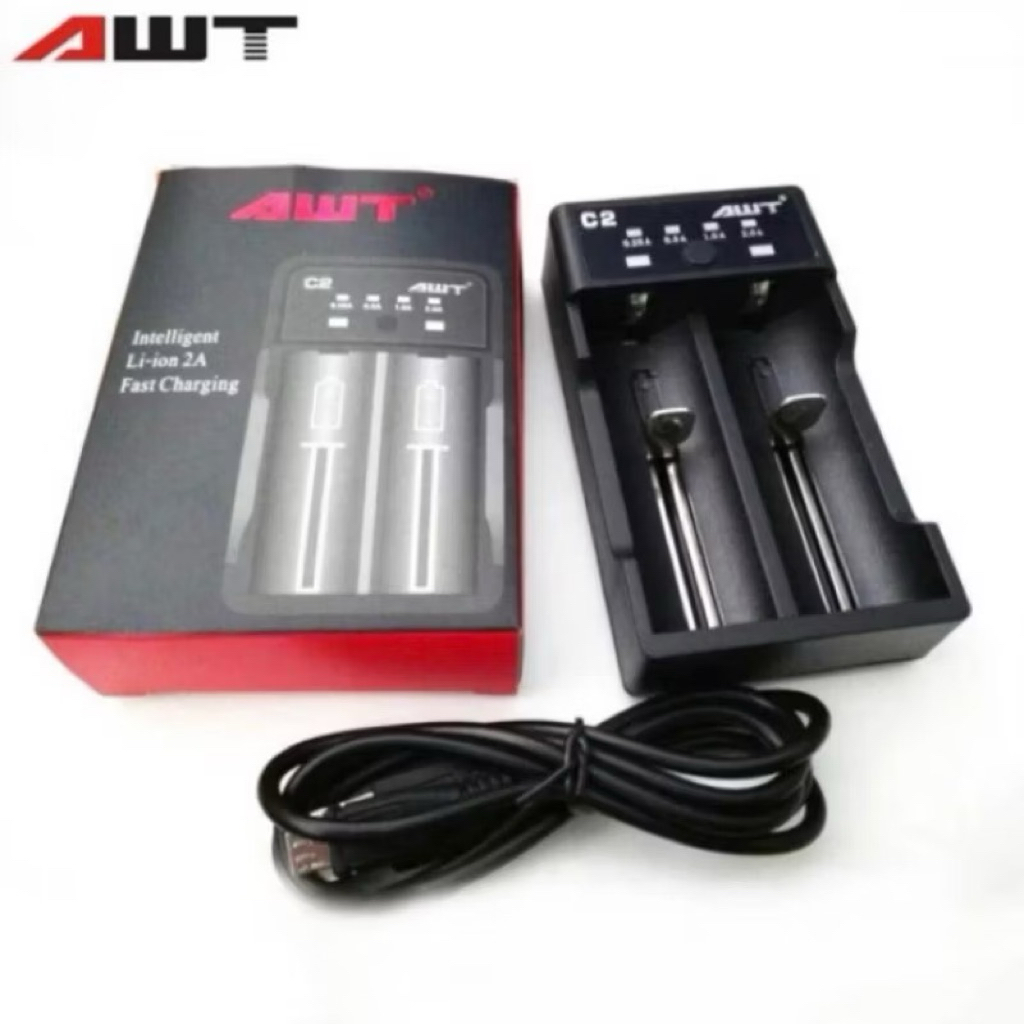 Mitsuyama_ Charher Baterai Awt 4 Slot / Chager Batre 18650 Awt