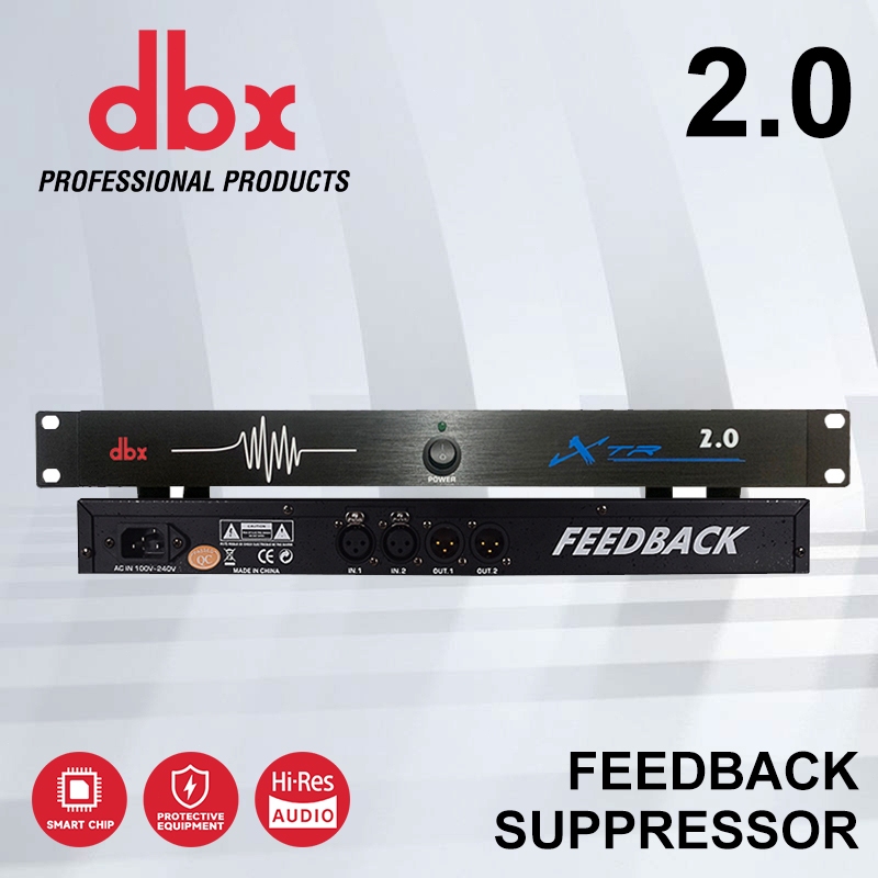DBX 2.0 Feedback Suppressor, Anti-Interference, No Adjustment After Installation, Feedback Suppresso