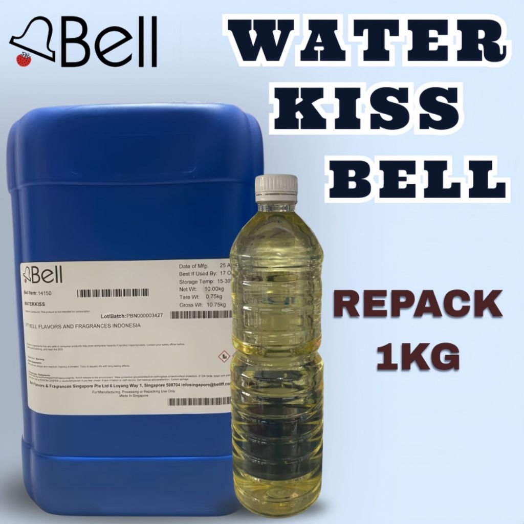 Waterkiss Bell/Bibit Parfum Aqua Kiss Bell Kemasan Repack 1Kg
