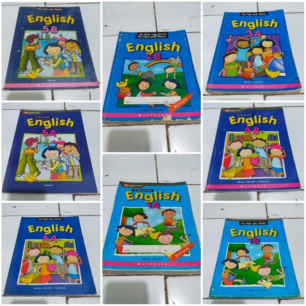 MY PALS ARE HERE ENGLISH  1A. 1B. 2A.2B . 3A..  3B. 4A. 4B. 5A. 5B. dan workbook