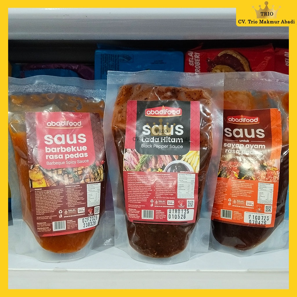

AbadiFood Aneka Saus BBQ / Bolognese / Bulgogi / Hot Spicy Wings / Lada Hitam 250g