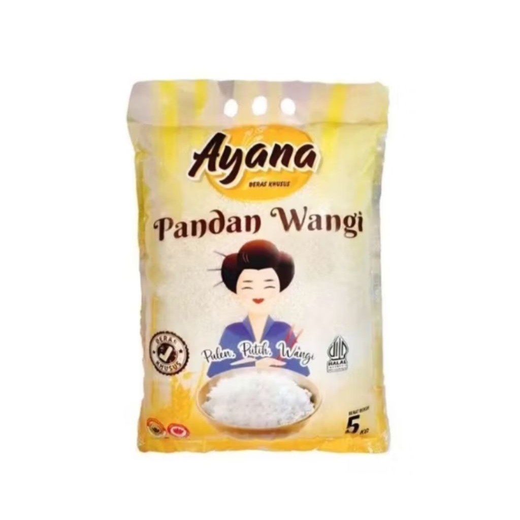 

Beras Ayana Pandan Wangi 5kg // Ayana Beras Pandan Wangi