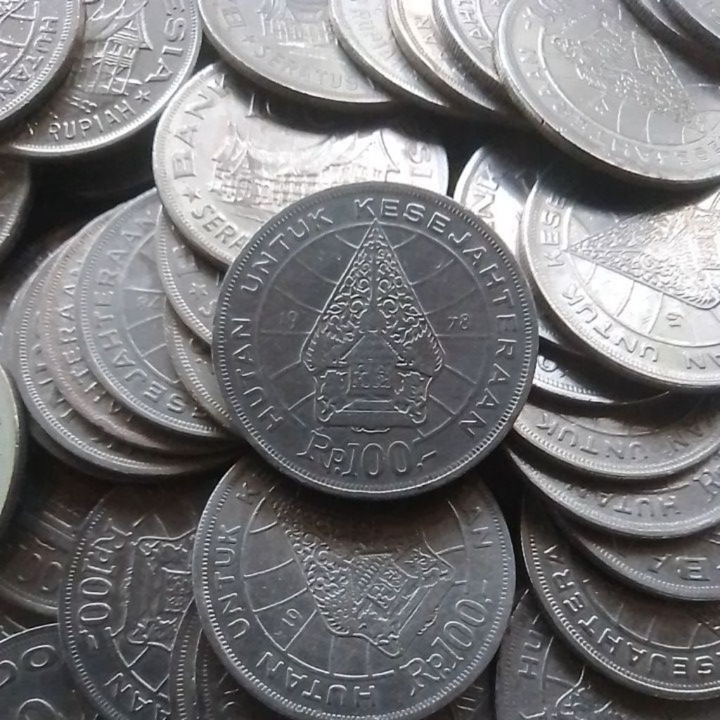 UANG 100 RUPIAH TIPIS TAHUN 1978 ASLI