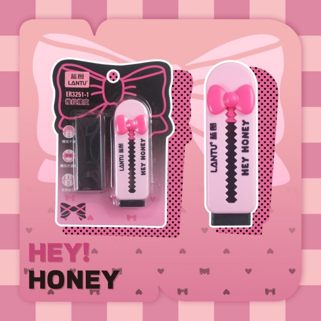 

Hey Honey! Penghapus Cutter Lantu! Dapat 2pcs!