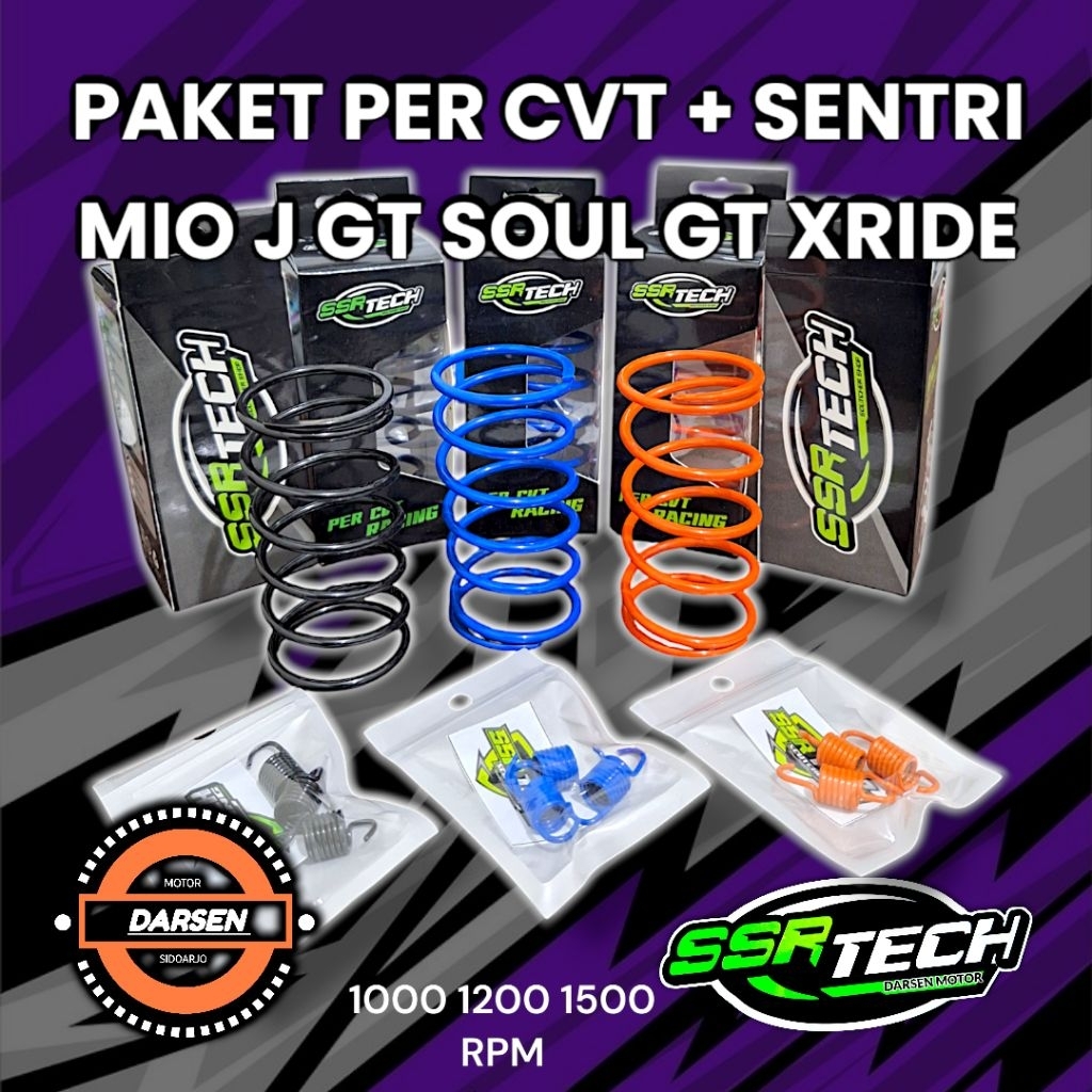 SSR - PAKET PER CVT PER SENTRI MIO J MIO GT XRIDE 115 PER CVT 1000 1200 1500 RPM MATIC YAMAHA ORIGIN