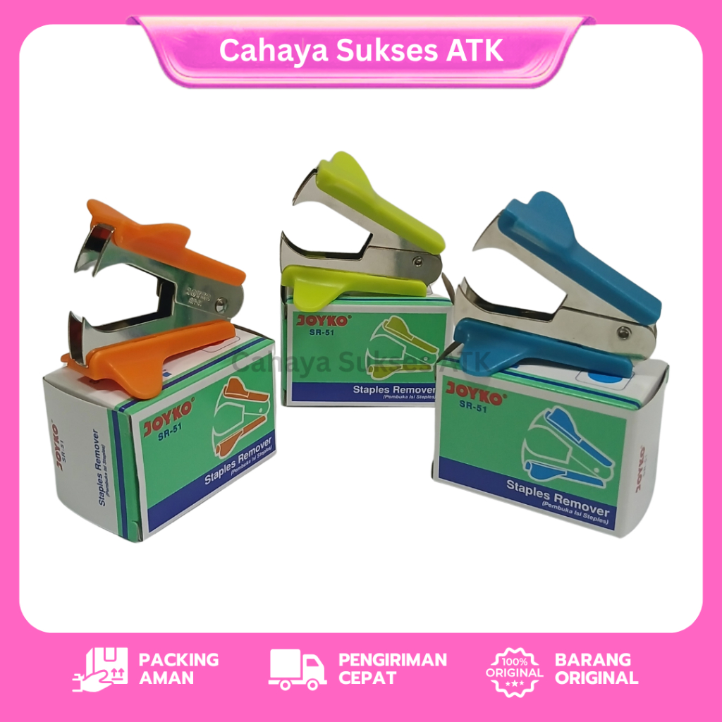 

Joyko SR-51 Staples Remover – Pembuka Isi Staples / Stapler Gigi Bukaan Steples