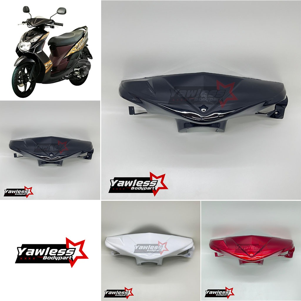 Batok mio Soul Depan warna hitam putih merah / Batok lampu depan mio Soul karbu