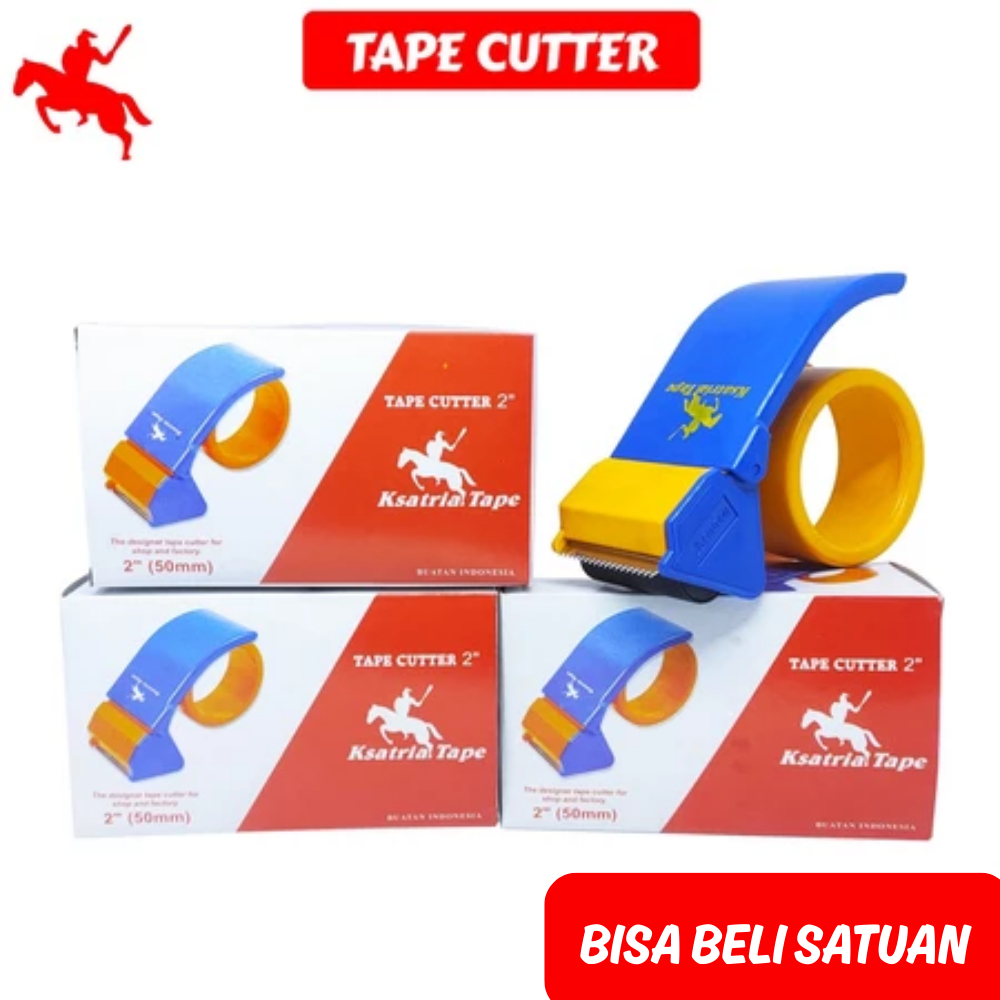 

Ksatria Tape Dispenser Lakban / Cutter Lakban / Pemotong Lakban -NEW (SATUAN)