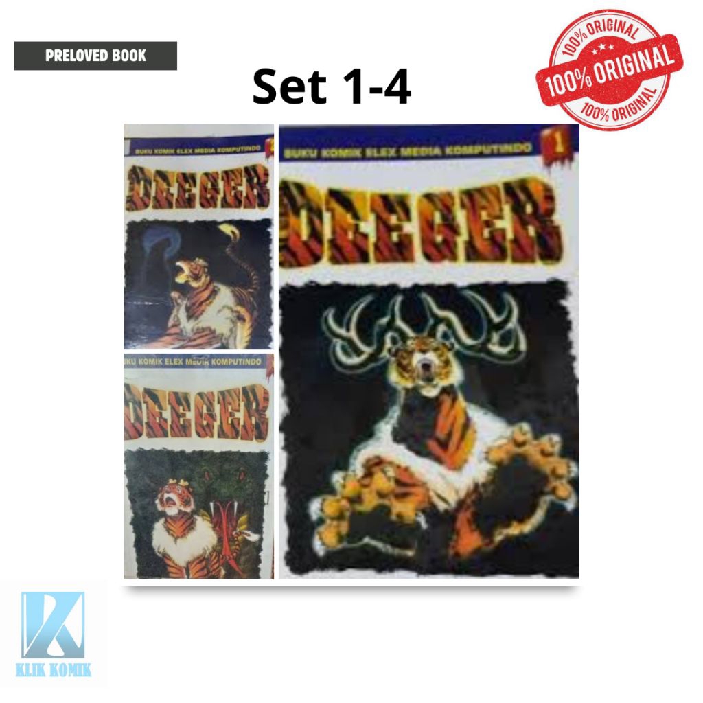 komik Deeger Park Young Chul Vol 1-4 Set