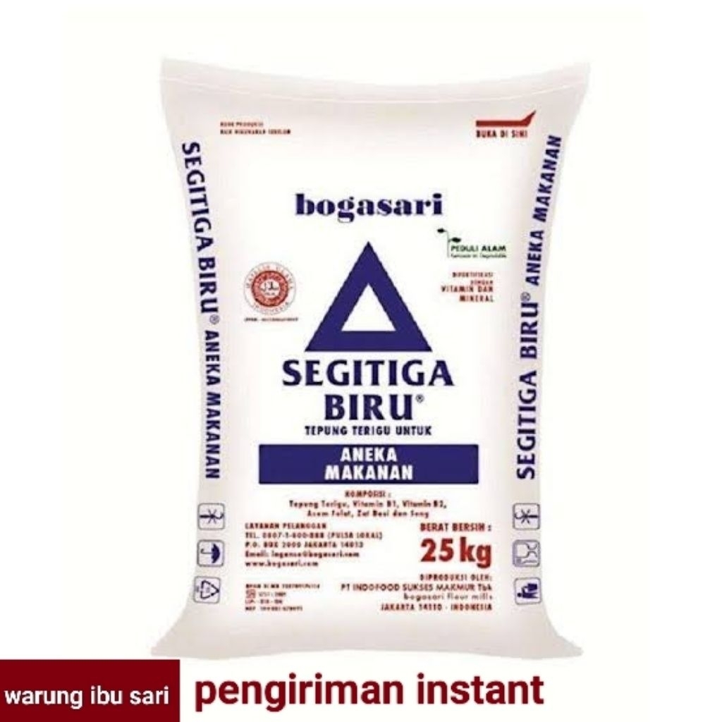 

TEPUNG TERIGU SEGITIGA BIRU 25KG (INSTANT)