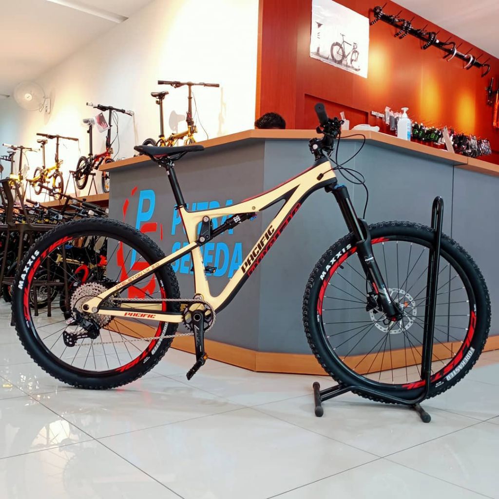 SEPEDA GUNUNG MTB PACIFIC SKELETON LX 2.0 UKURAN 27.5 KONDISI BARU