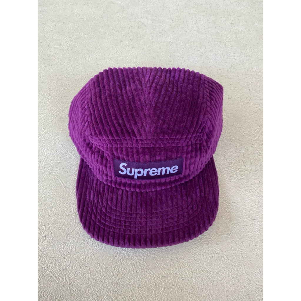 supreme corduroy purple camp cap fw19