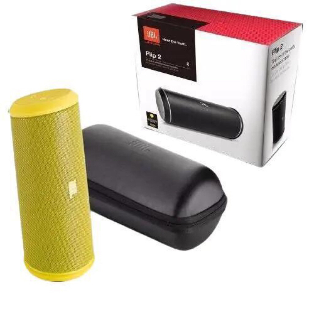Speaker Wireless JBL Flip 2 Yellow - Open Segel