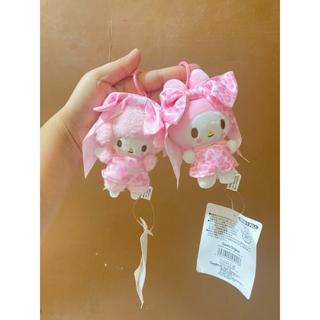 Boneka Gantungan Kunci Sanrio Karakter My Melody My Sweet Piano Original / Boneka Gantungan Kunci Sa