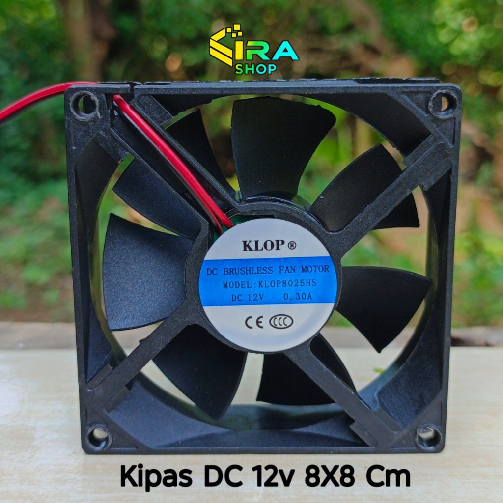 Fan Kipas DC 8x8 12V 0.30A Klop High Speed