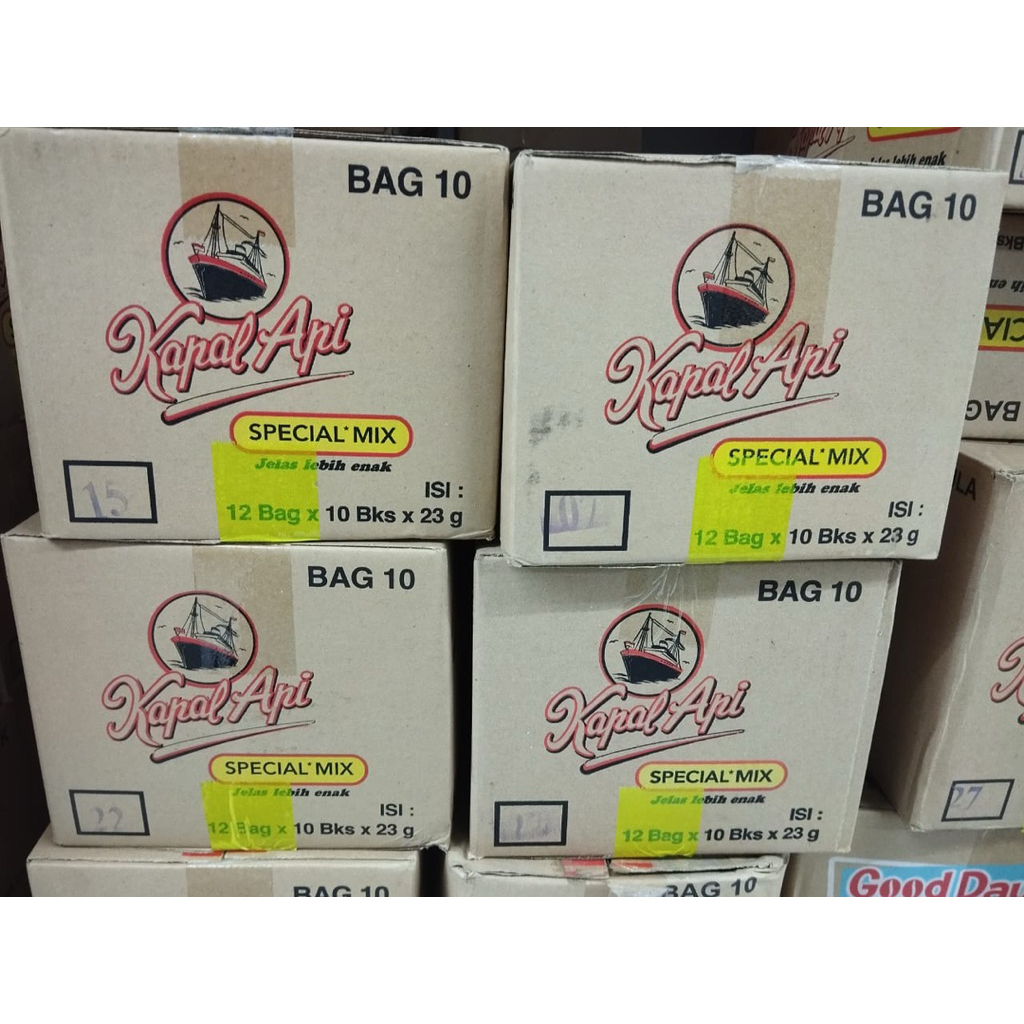 

//KOPI KAPAL API SPECIAL MIX 10 DUS (isi 1200pcs x 21gr )