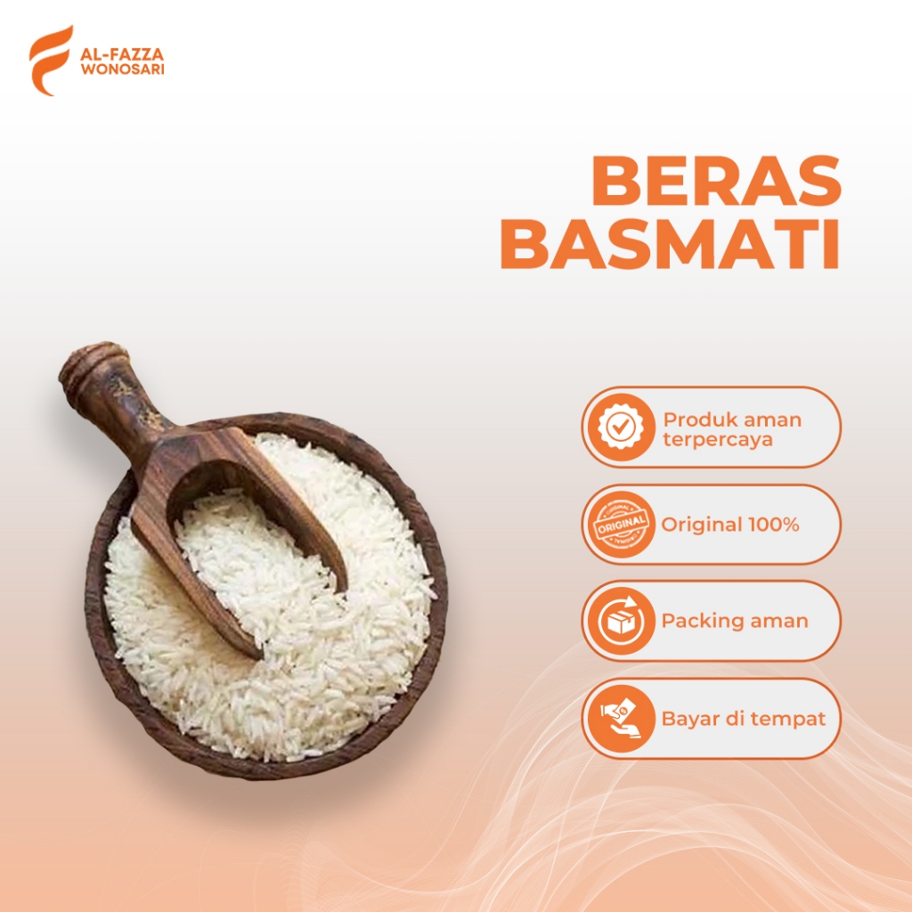 

Beras Basmati Premium 100% Original - Cocok untuk Nasi Briyani & Kebuli Khas Timur Tengah