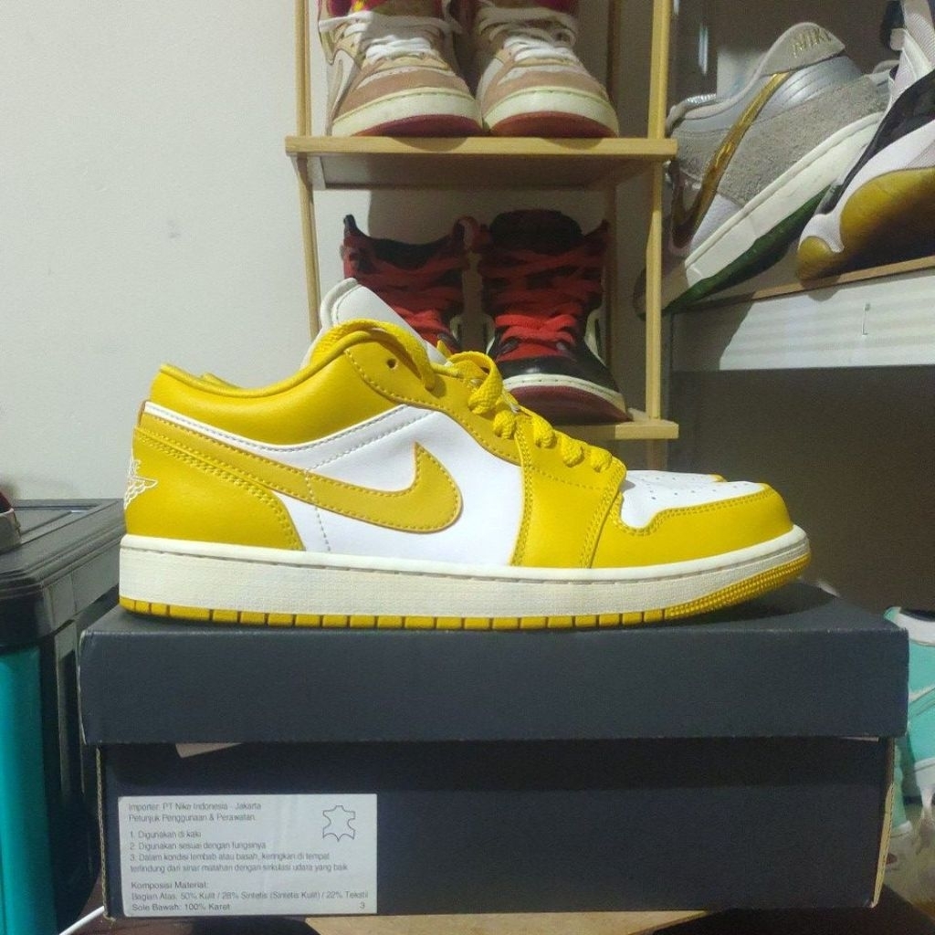 AJ1 Low white Pollen size 43