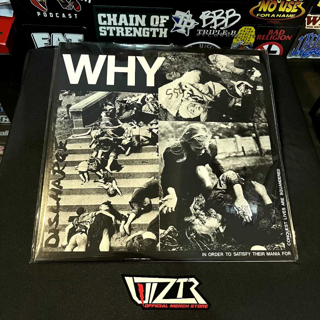 Vinyl Band Official DISCHARGE – WHY Original