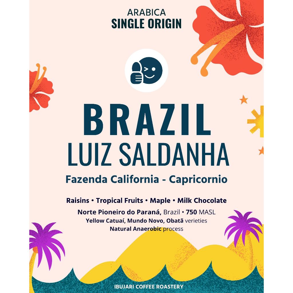 

Brazil Luiz Saldanha Fazenda California Capricarnio Natural Anaerobic • Biji Kopi Arabika Filter Arabica Beans Anaerob Coffee