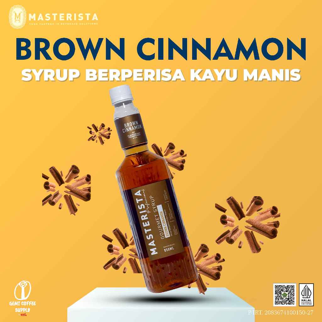 

Masterista Flavour Syrup - Brown Cinnamon 850ml