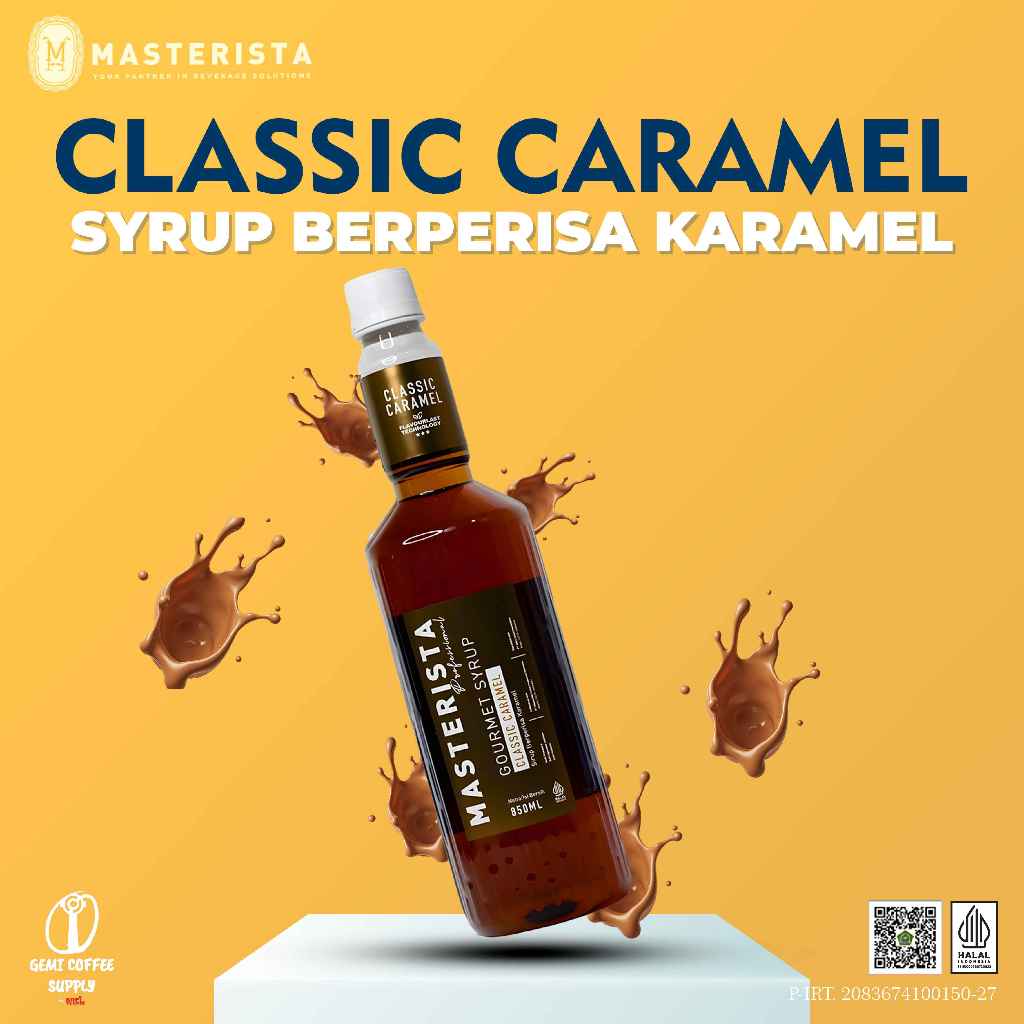 

Masterista Flavour Syrup - Classic Caramel 850ml