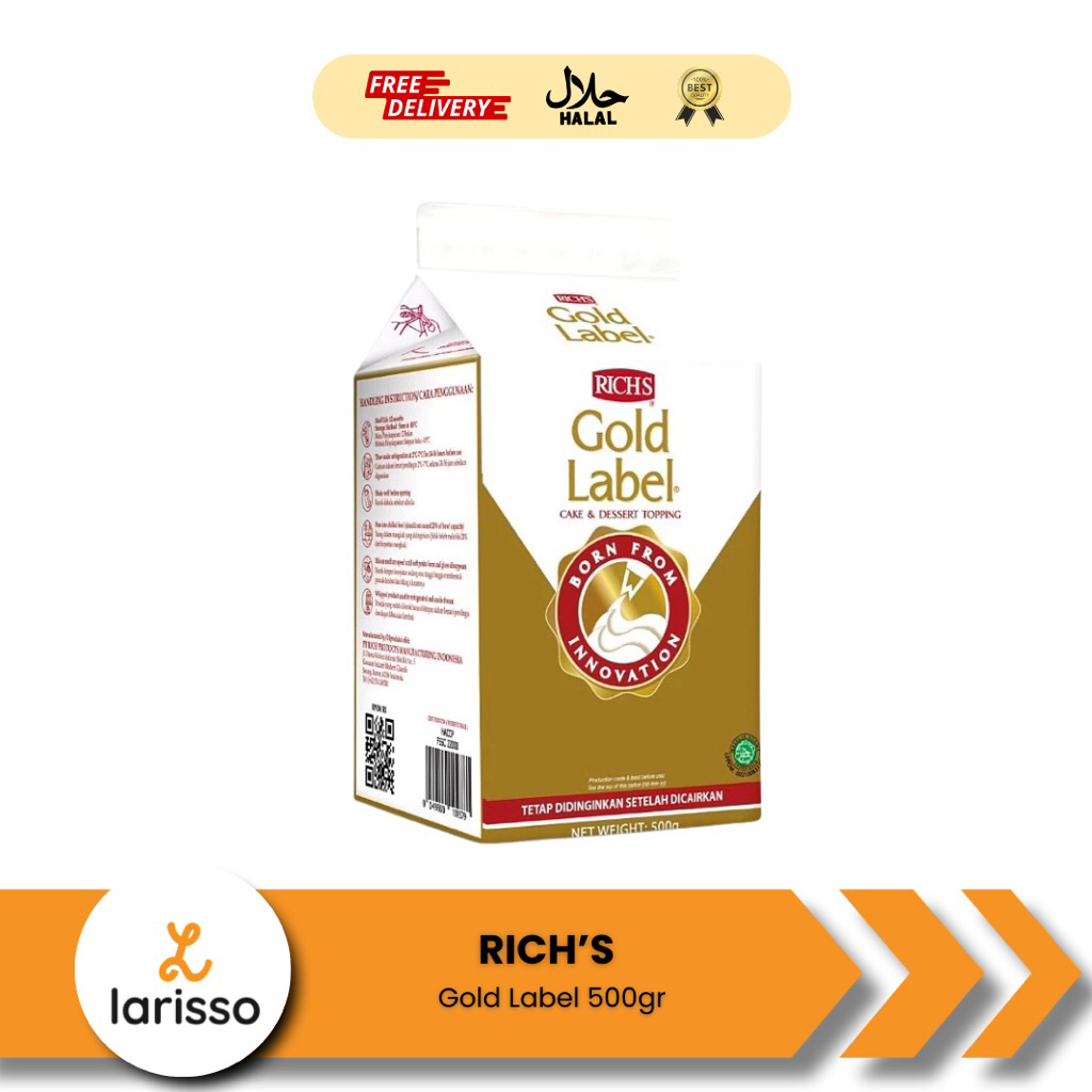 

Rich’s Gold Label 500gr - Whipping Cream Cair