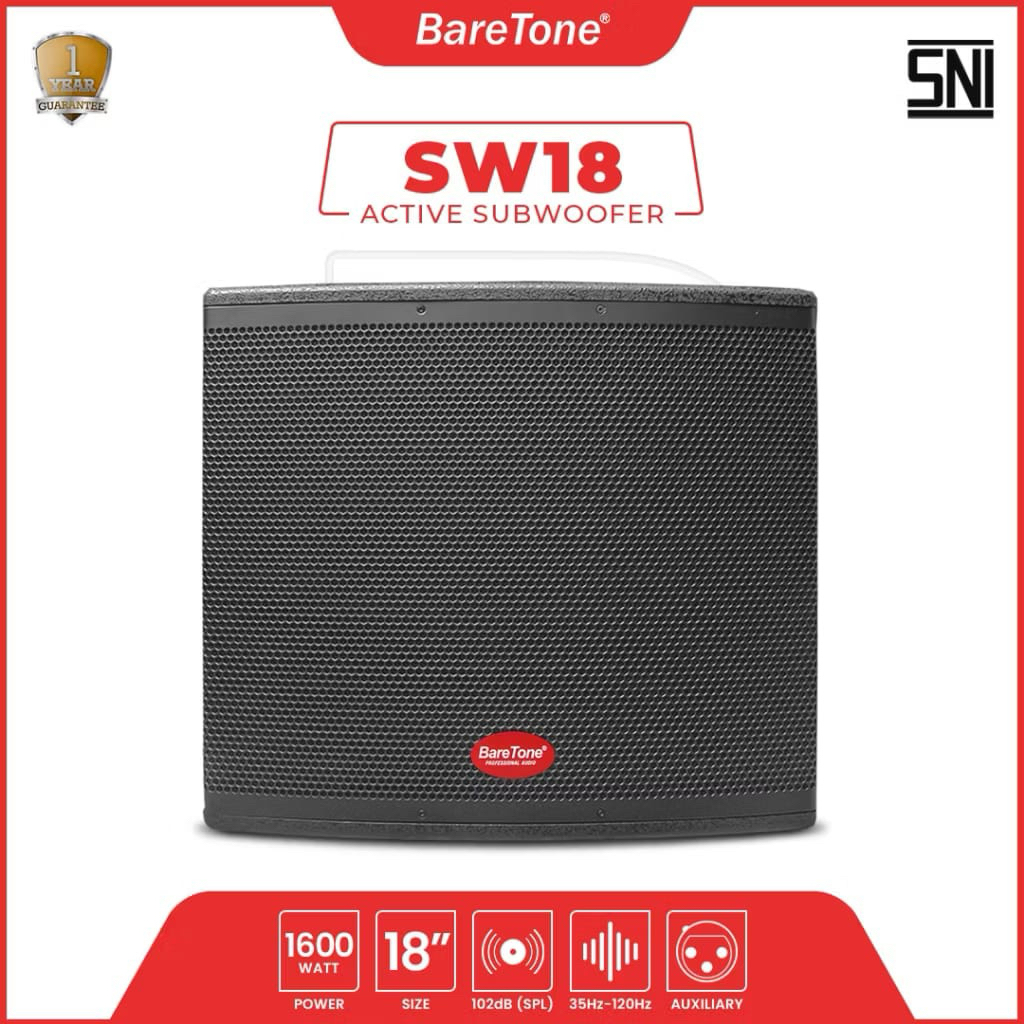 Subwoofer Aktif Baretone Sw18 Original Subwoofer 18inch
