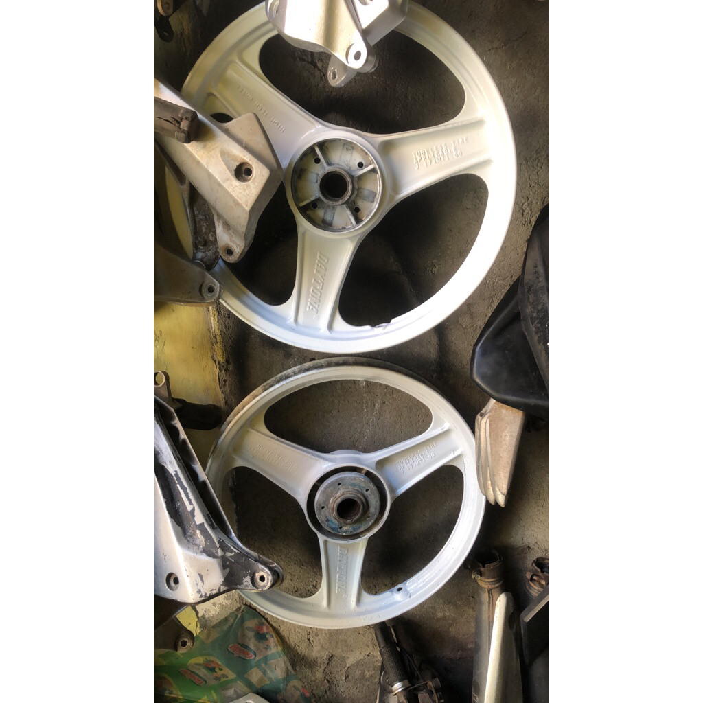 Velg Daytona Depan Belakang Suzuki Yamaha Honda Original Palang 3 Original