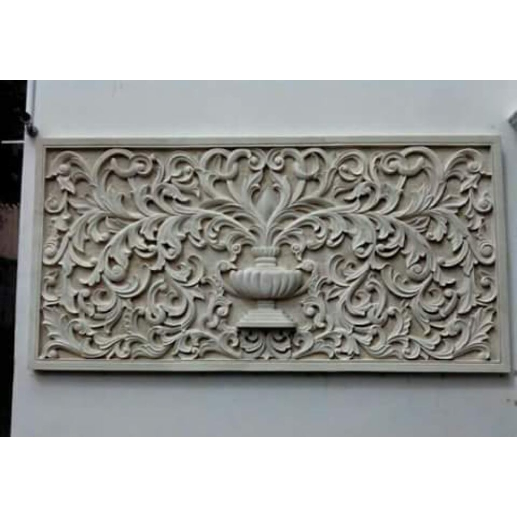 ukir batu alam Relif klasik hiasan dinding