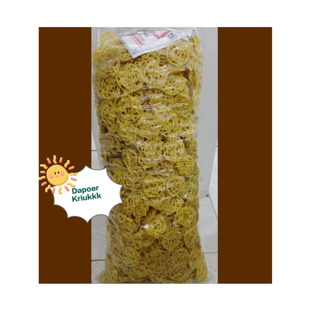 

Kerupuk mie mini mentah 100℅ original