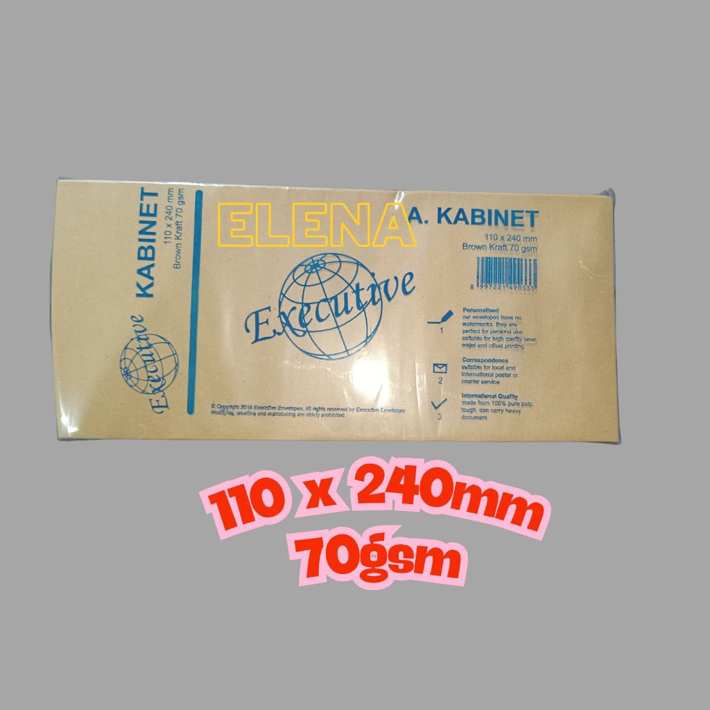 amplop kesing coklat uk. kecil kabinet/amplop coklat dinas/ amplop executive