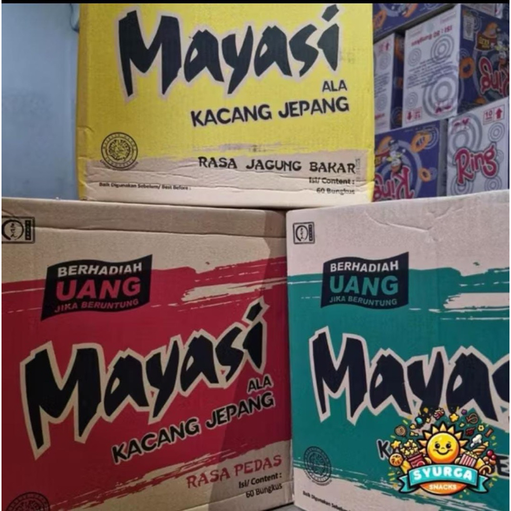 

Mayasi Kacang Jepang Roasted Peanut Dus 60x20gr