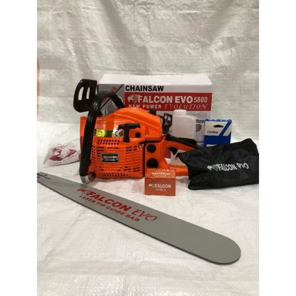 CHAINSAW / SENSO FALCON EVO 5800 MESIN GERGAJI BAR 22 NEW FALCON ORIGINAL