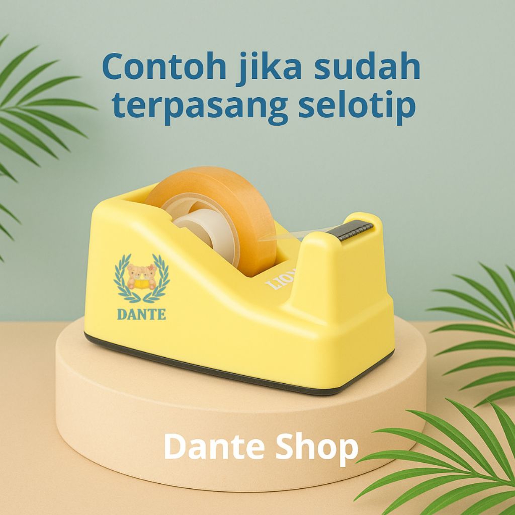 

Tape Dispenser Lion No.20 - tempat selotip kecil