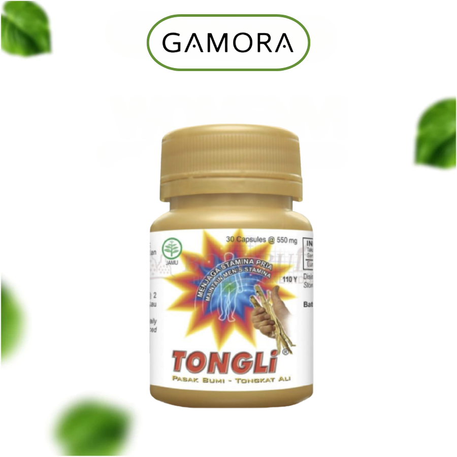 TONGLi - Suplemen 30 Kapsul Jamu Kuat Tahan Lama Herbal Kesehatan Pria Stamina & Vitalitas Pria