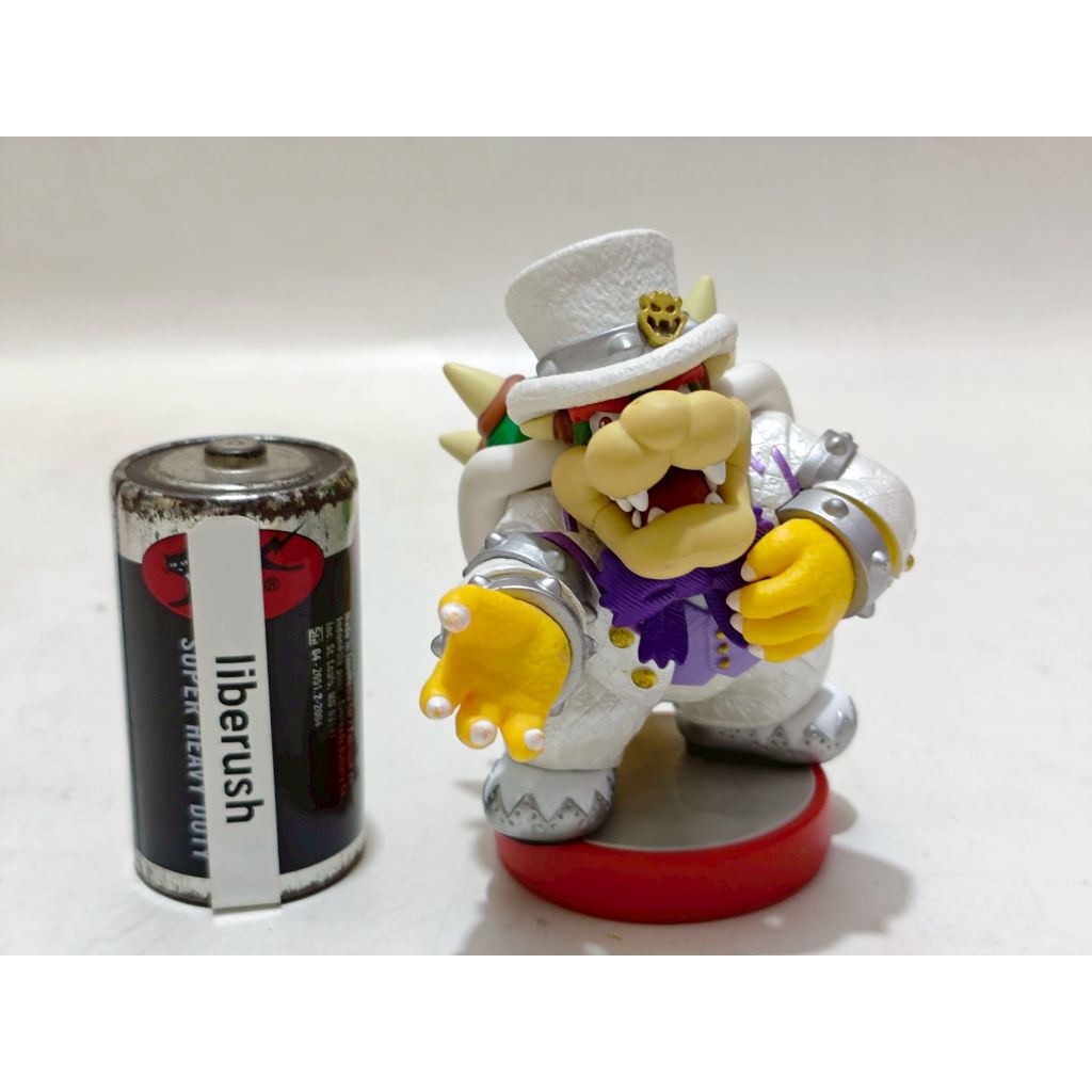 Nintendo amiibo super mario odyssey wedding bowser figure loose figure nfc device game for switch wi