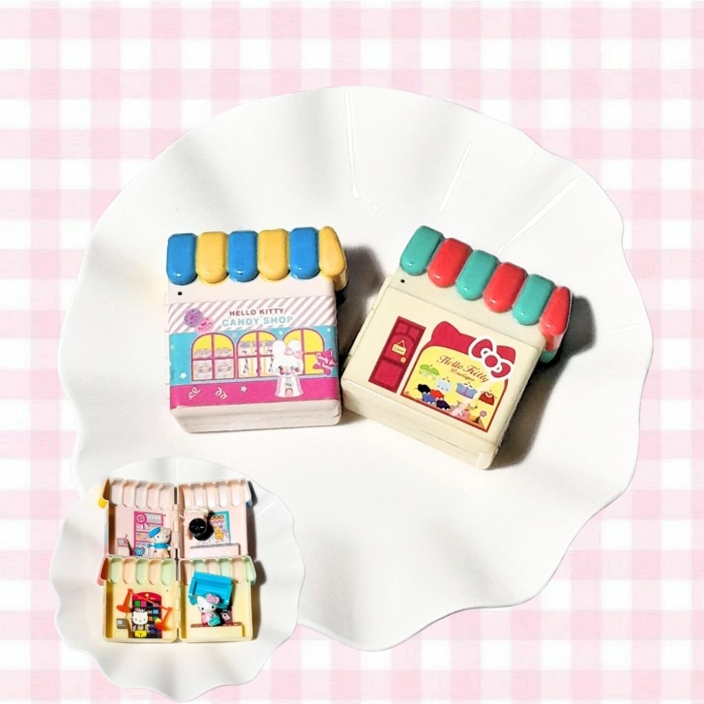 preloved alfamart hello kitty shop toy set