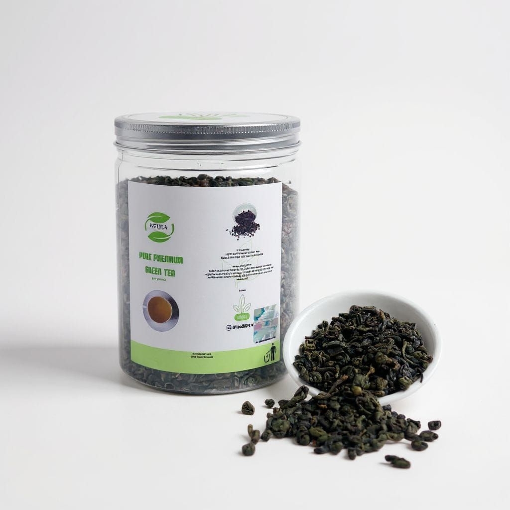 

Asyifa Green Tea Gun Powder - Teh Hijau Premium Gun Powder Pelangsing Alami Natural Slimming Tea 250gram