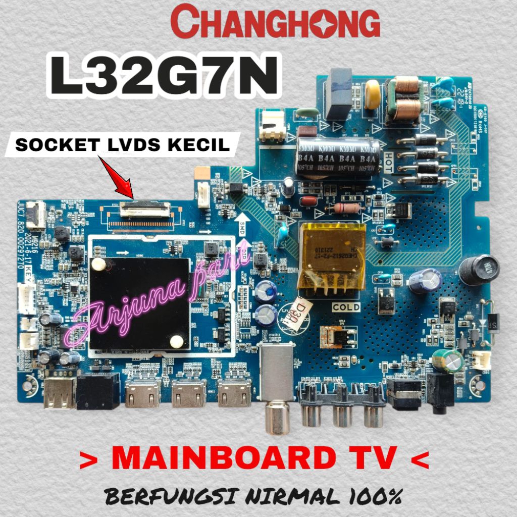 MB TV CHANGHONG L32G7N / MAINBOARD TV CHANGHONG L32G7N / MESIN TV CHANGHONG L32G7N / MODUL TV CHANGH