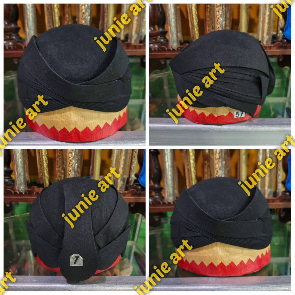 BLANGKON SOLO PERBAWAN HITAM POLOS