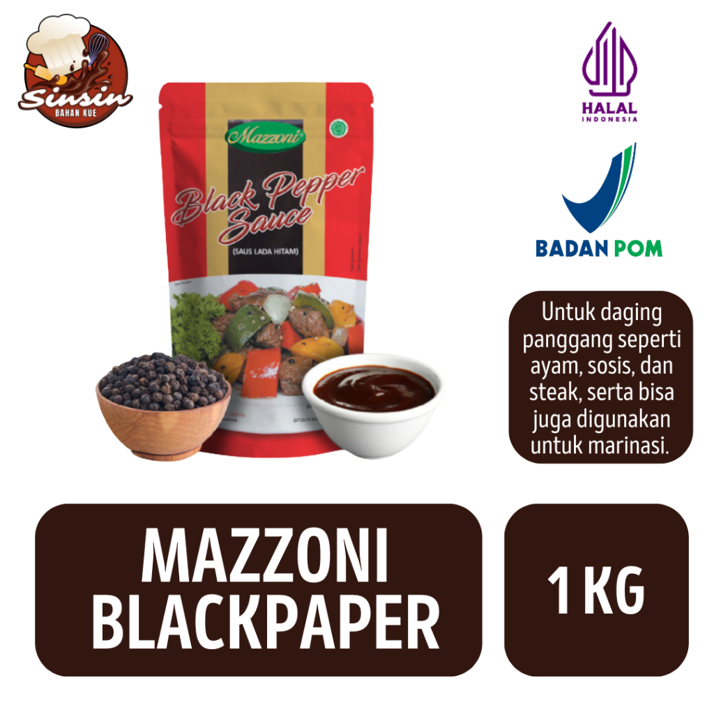 

Mazzoni Sauce Blackpepper & Barbeque [1 KG]