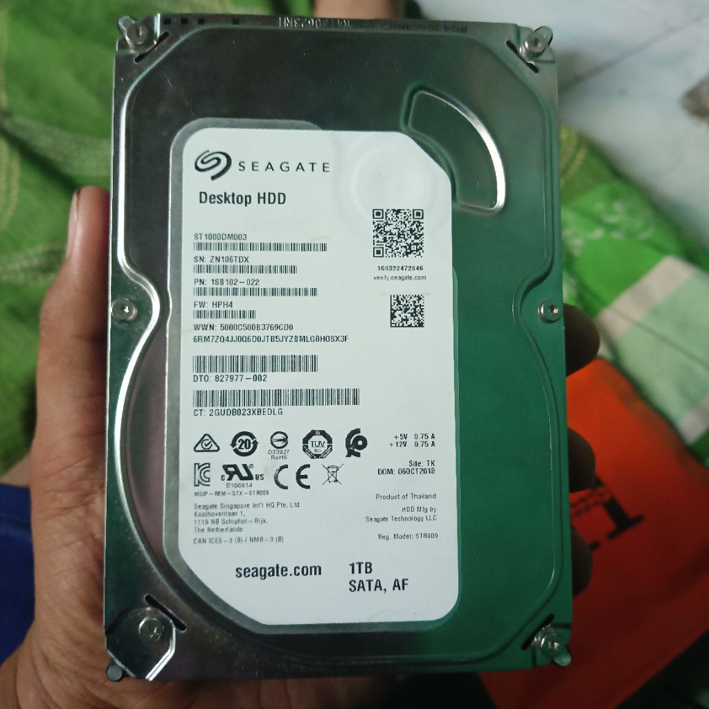 HDD SEAGATE 1TB
