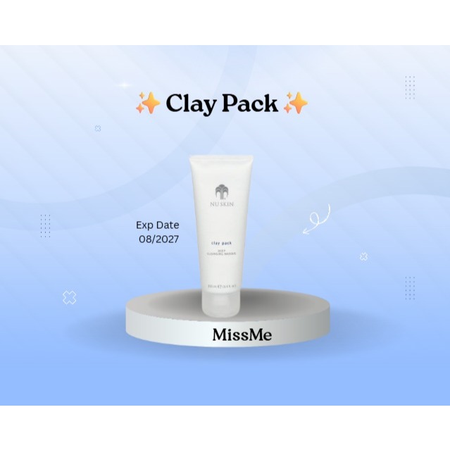 

Masker Wajah Clay Pack Halus Cerah Clay Mask