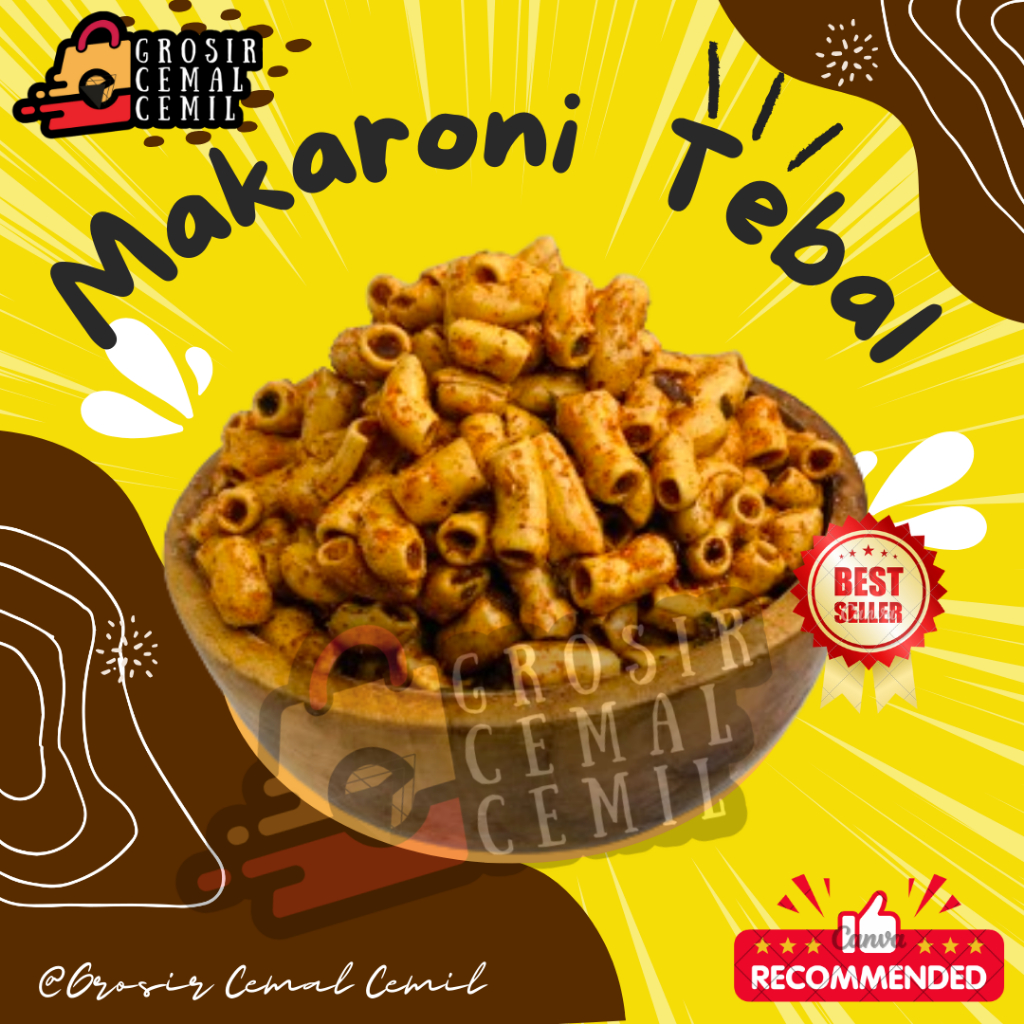 

SNACK MAKARONI BANTAT TEBAL PEDAS DAUN JERUK 500 GR