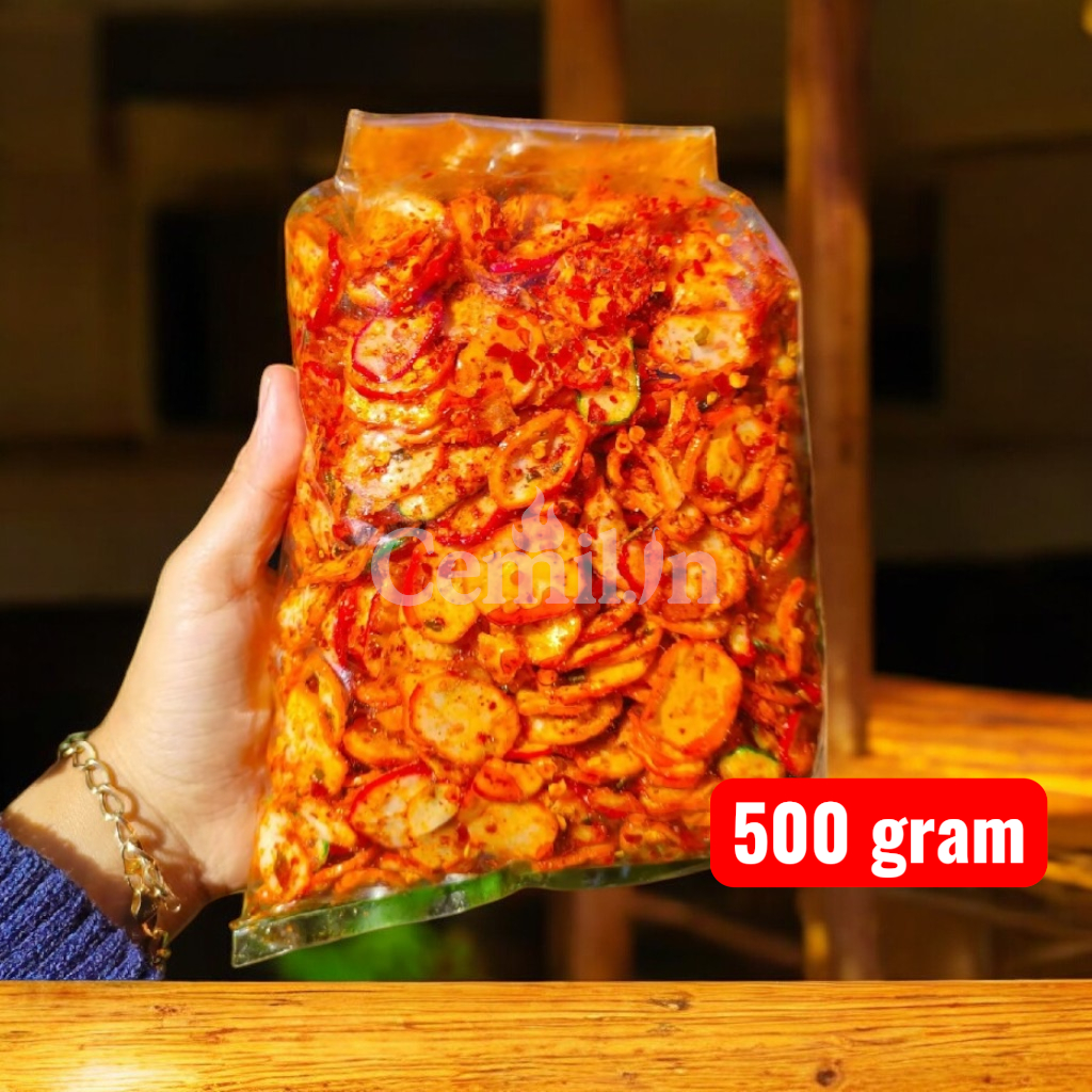 

Cemill.in - Seblak Kerupuk Bawang 500gr / kerupuk seblak / Seblak Bantat Pedas Bumbu Melimpah