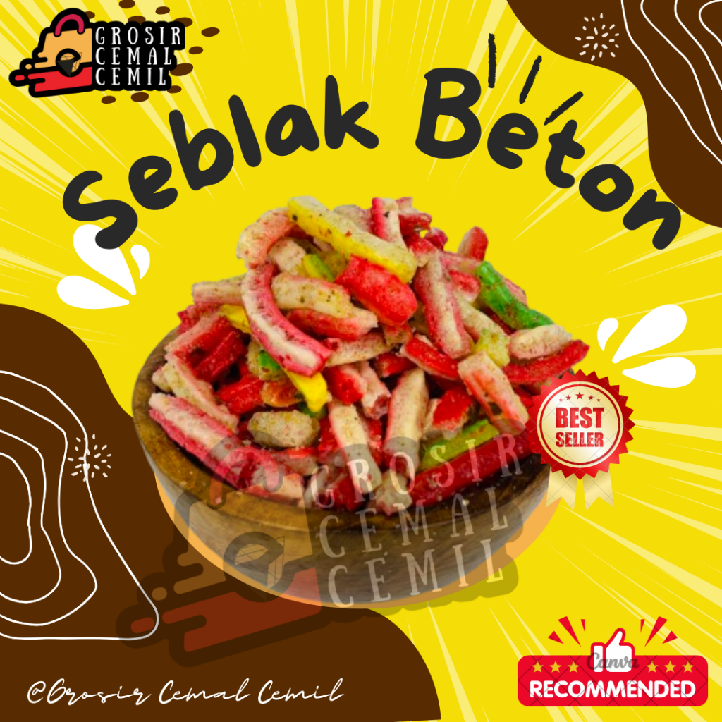 

SEBLAK KRUPUK BETON 250 GR PEDAS GURIH