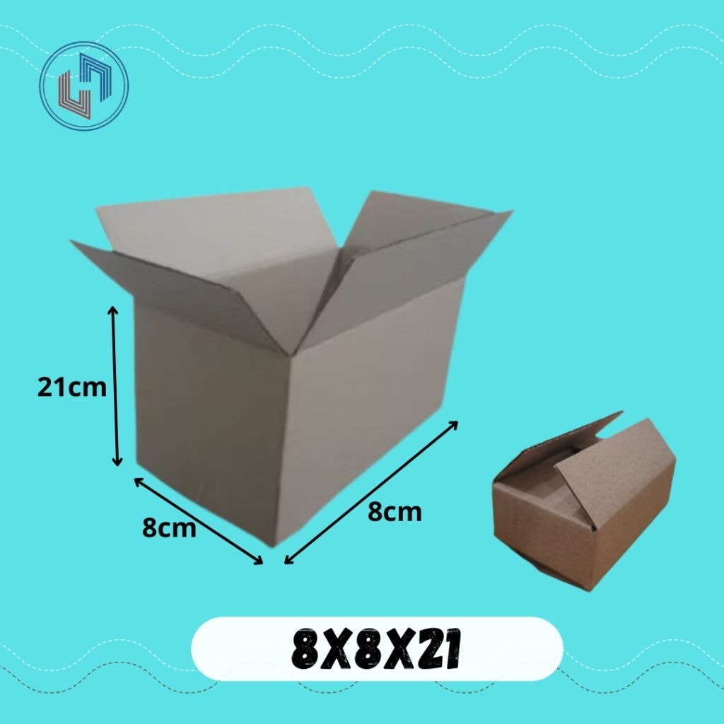 

Kardus Standar Box 8x8x21 Kardus Packing