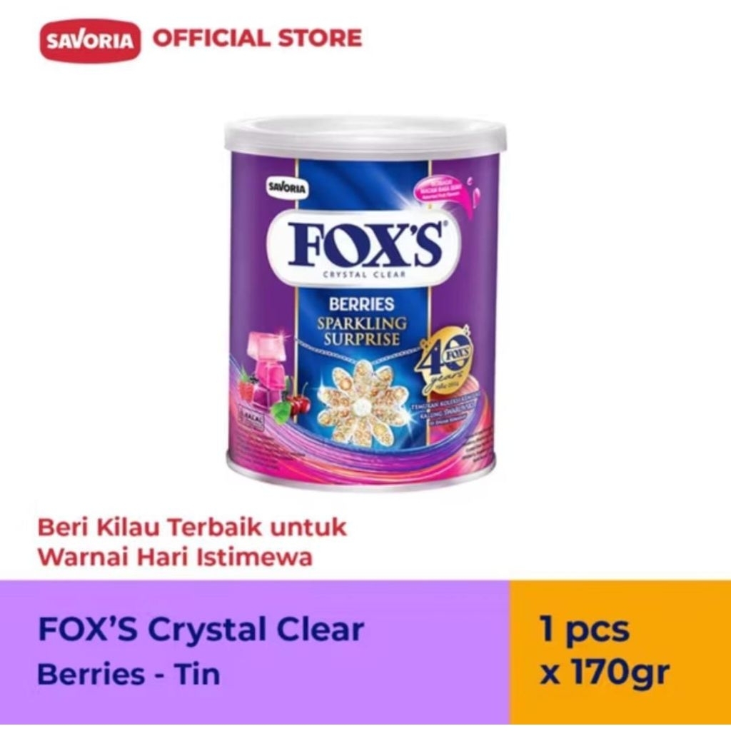 

fox varian berries fruits 170g exp 30 nov 2026